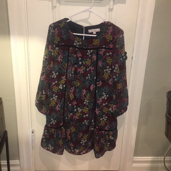 LOFT  long sleeve dress - Picture 2 of 6